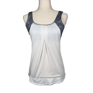 Lululemon Tank Top Womens 4 Shelf Bra Breathe Easy Strappy Athletic Yoga Workout